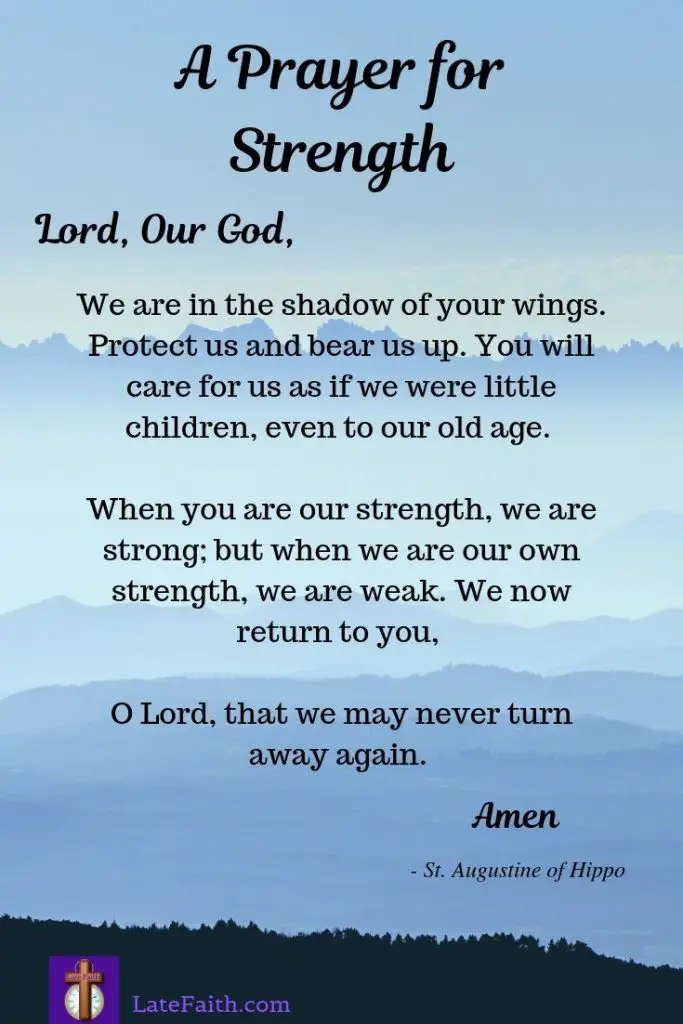 Catholic Prayer For Strength And Courage In Difficult Times Prayers For ...