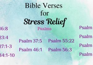 Bible Verses for Stress Relief - Psalms (featured)